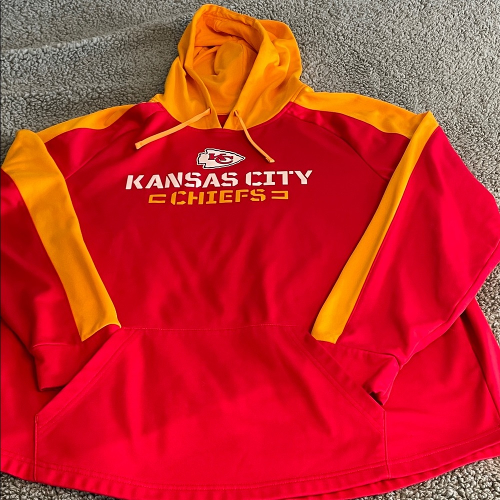 Kansas City Chiefs Size 2X Red & Gold Hoodie NFL Team Apparel
No Stains/Flaws
